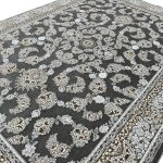 350 x 250 cm Imperial Medallion Charcoal & Ivory Rug - Image 4