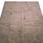 Modern Trellis Area Rug – Brown Soft Patterned Rug