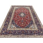 350cm x 250cm Hand-Knotted Persian Kashan Wool Rug