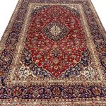350cm x 250cm Hand-Knotted Persian Kashan Wool Rug