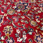 350 x 250cm Hand-Knotted Persian Kashan Red Rug - Image 6