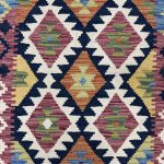 210 x 77cm Hand-Woven Afghan Kilim Runner Rug - Image 3