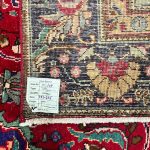 333 x 235cm Red Hand-Knotted Persian Vintage Sabzevar Rug - Image 7