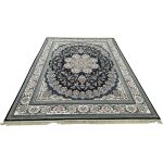 400cm x 300cm Persian Medallion Machine Made Black Rug - Image 2