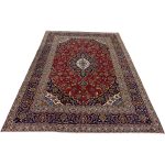 350 x 245cm Hand-Knotted Persian Red Kashan Wool Rug - Image 2