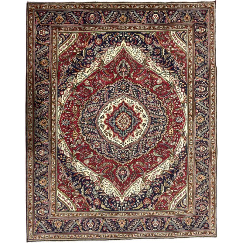 340cm x 255cm Hand-Knotted Persian Tabriz Imperial Rug