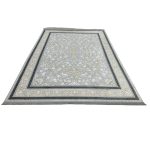 400 x 300cm Premium Grey Shah Abbasi Floral Design Rug - Image 2