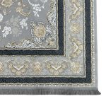 400 x 300cm Premium Grey Shah Abbasi Floral Design Rug - Image 8