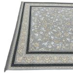 400 x 300cm Premium Grey Shah Abbasi Floral Design Rug - Image 7