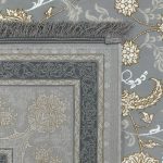 400 x 300cm Premium Grey Shah Abbasi Floral Design Rug - Image 9