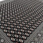 400 x 300cm Super Luxury Black Bukhara Persian Rug - Image 4