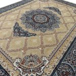 400 x 300cm Classic Deep Beige Persian Medallion Traditional Area Rug - Image 4
