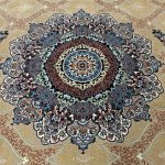 400 x 300cm Classic Deep Beige Persian Medallion Traditional Area Rug - Image 5