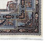 350 x 250 cm Persian Machine Made Ivory & Cream Sultan’s Medallion Rug - Image 7