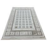 230×160cm Luxury Greek Key Pattern Beige Geometric Rug - Image 2