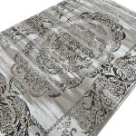 Elegant Neutral Floral Classic Rug
