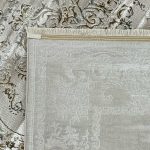 230×160cm Ornate Medallion Elegant Neutral Floral Classic Rug