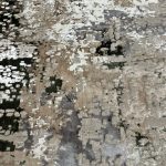 230 x 160cm Vintage Persian-Inspired Floral Rug – Taupe & Ivory Distressed Finish - Image 5