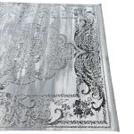 230 x 160cm Machine Made Classic Ornamental Rug – Grey & Ivory Vintage Wash - Image 6