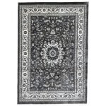 Classic Floral Medallion Grey Rug