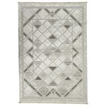230 x 160cm Moroccan Style Rug – Modern Geometric Pattern