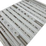 230 x 160cm Moroccan Style Rug – Modern Geometric Pattern - Image 4