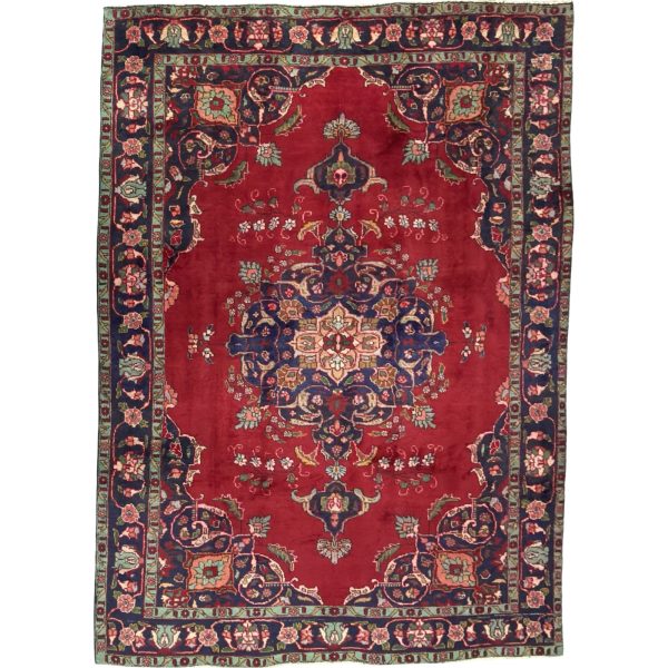 285cm x 193cm Hand-Knotted Persian Shah Abbasi Tabriz Rug
