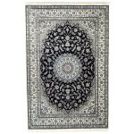 300 x 200cm Imperial High Quality Navy Nain Medallion Rug