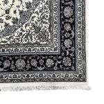 300 x 200cm Persian Cream Nain Design Fine Quality Rug - Image 4