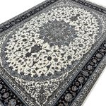 300 x 200cm Persian Cream Nain Design Fine Quality Rug - Image 5
