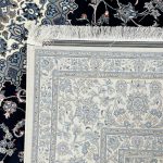 300 x 200cm Imperial High Quality Navy Nain Medallion Rug - Image 8