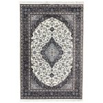 300 x 200cm Persian Kashan Design Fine Quality Cream Rug