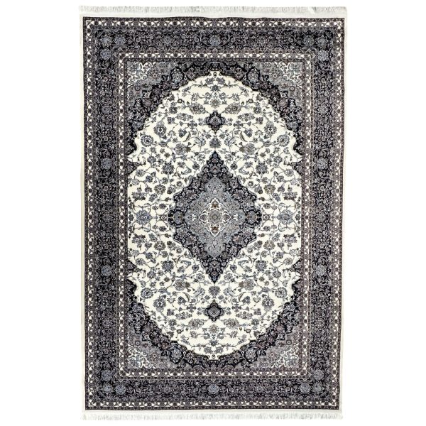 300 x 200cm Persian Kashan Design Fine Quality Cream Rug