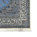 300 x 200cm Imperial High Quality Sky Blue Nain Medallion Rug - Image 4