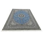 350 x 250cm Persian Blue Nain Design Fine Quality Machine Made Rug - Image 2