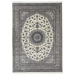 350 x 250cm Persian Floral Kashan Design Fine Machine Made Cream Rug