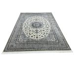 350 x 250cm Persian Floral Kashan Design Fine Machine Made Cream Rug - Image 2