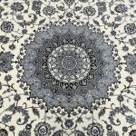 350 x 250cm Persian Floral Kashan Design Fine Machine Made Cream Rug - Image 6