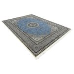 350 x 250cm Persian Blue Nain Design Fine Quality Machine Made Rug - Image 3