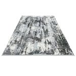 400 x 300cm Modern Abstract Rug – Bold Grey & Charcoal Distressed Design - Image 2