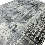400 x 300cm Modern Abstract Rug – Bold Grey & Charcoal Distressed Design - Image 5