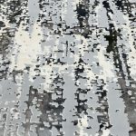 400 x 300cm Modern Abstract Rug – Bold Grey & Charcoal Distressed Design - Image 6
