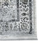 400 x 300cm Machine Made Classic Ornamental Rug – Grey & Ivory Vintage Wash - Image 4
