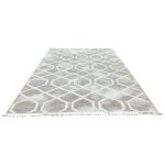 400 x 300cm Moroccan Style Diamond Pattern Rug – Soft Neutral Textured Design - Image 2