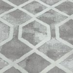 400 x 300cm Moroccan Style Diamond Pattern Rug – Soft Neutral Textured Design - Image 6