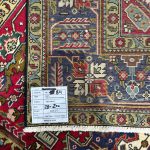 280cm x 200cm Hand-Knotted Persian Geometric Tabriz - Image 9