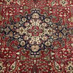305cm x 200cm Hand-Knotted Persian Geometric Tabriz Wool Rug - Image 6