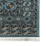 300 x 200cm Blue Bokhara Design Machine Made Rug - Image 4