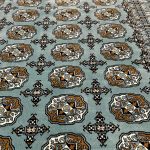 300 x 200cm Blue Bokhara Design Machine Made Rug - Image 7