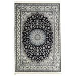 300 x 200cm Imperial High Quality Navy Nain Medallion Rug
